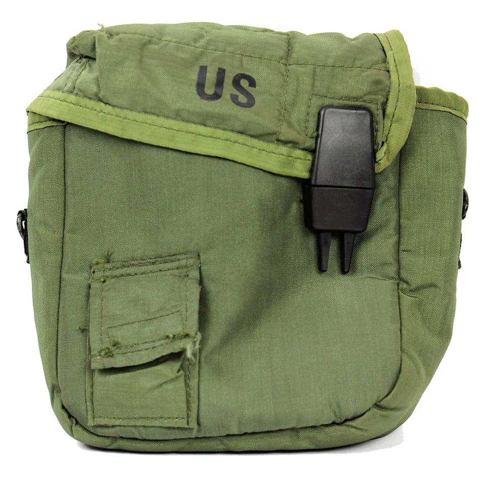 2 Quart Canteen Pouch 2 Olive Drab Cover USGI - Used