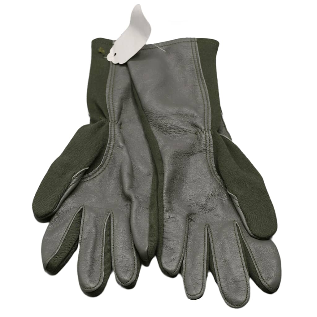 Nomex Gloves USGI Sage Green Summer Flyer Type GS/FRP-2 Palms