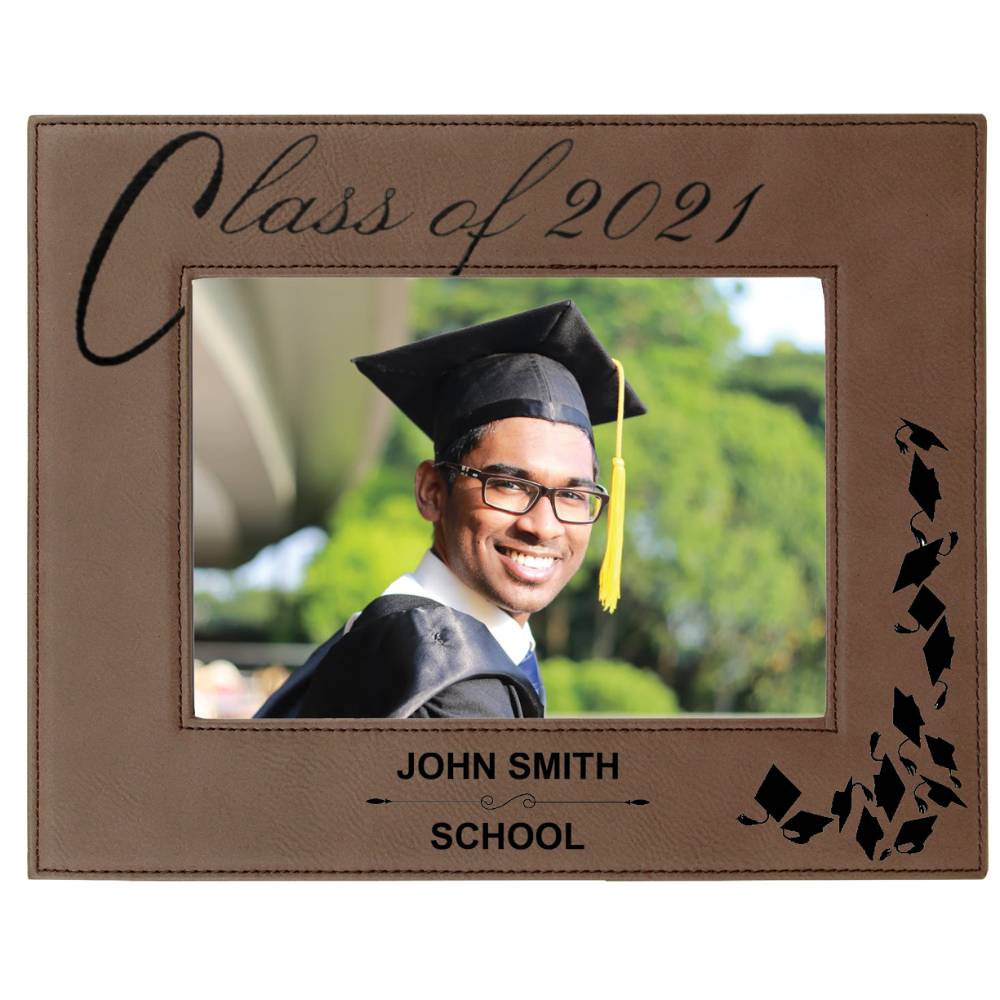 Class of 2021 Graduation Picture Frame With Custom Text