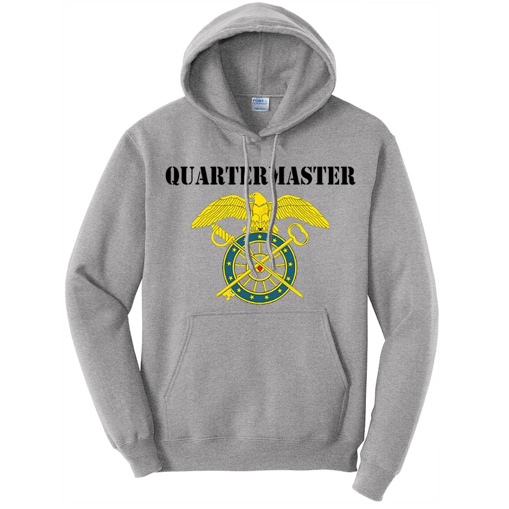 Quartermaster Branch Fleece Pullover Hooded Sweatshirt