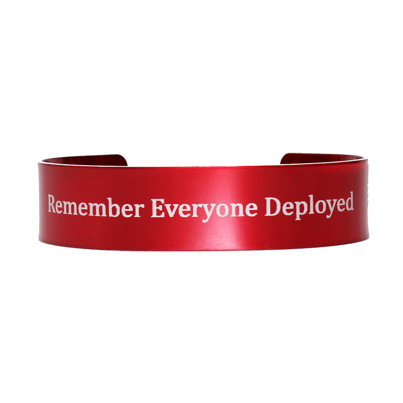 remember everyone deployed red bracelet